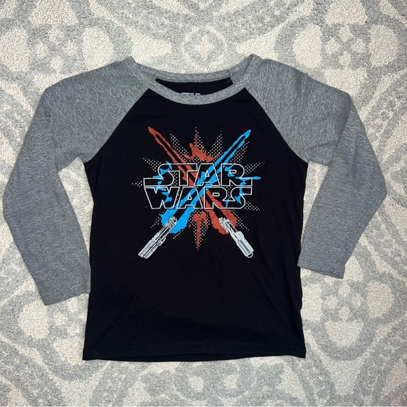 jumping beans Other - Star Wars Kids Long Sleeve Shirt - Black and Gray